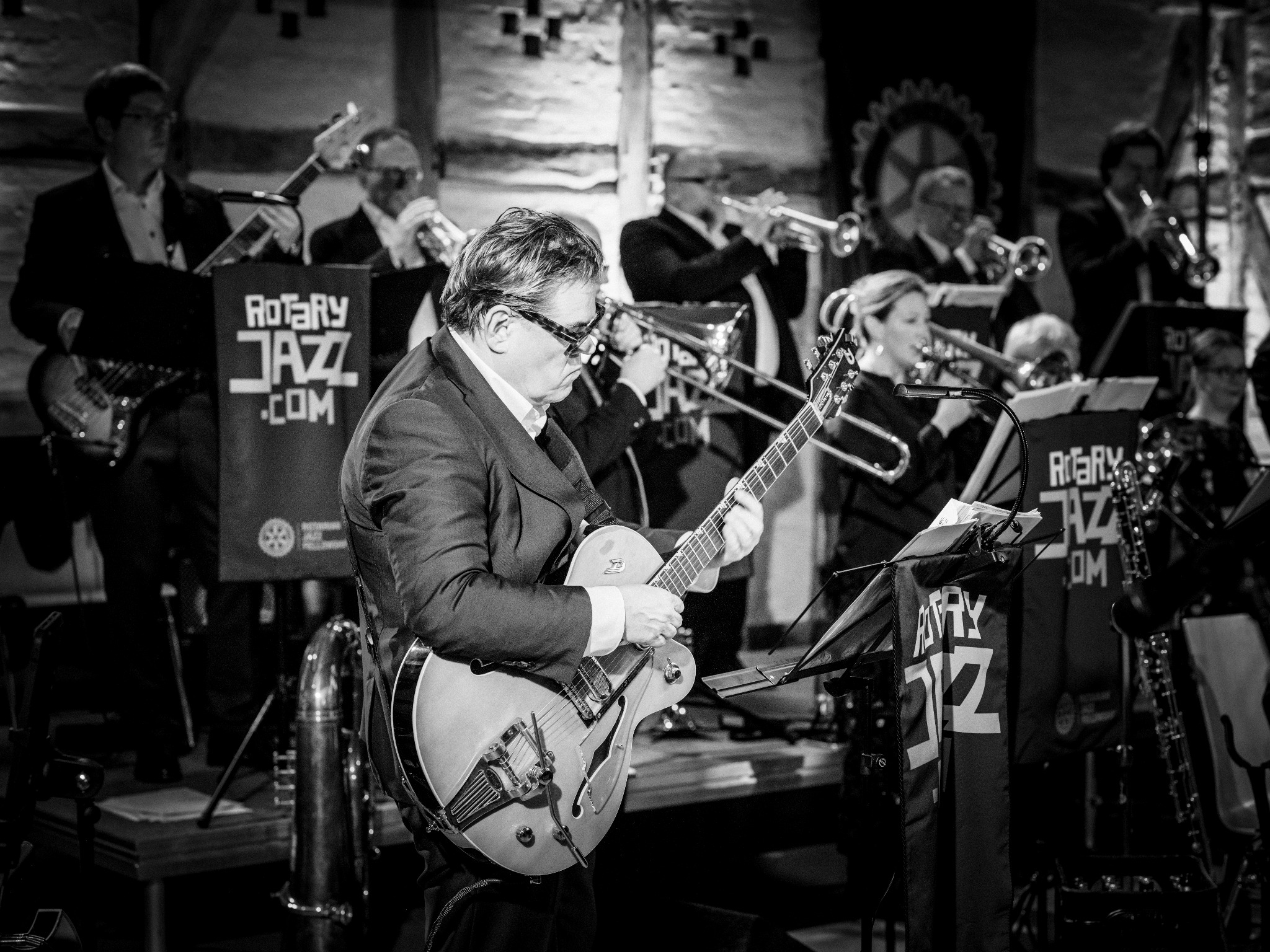 Bläsersatz der International Rotary Big Band