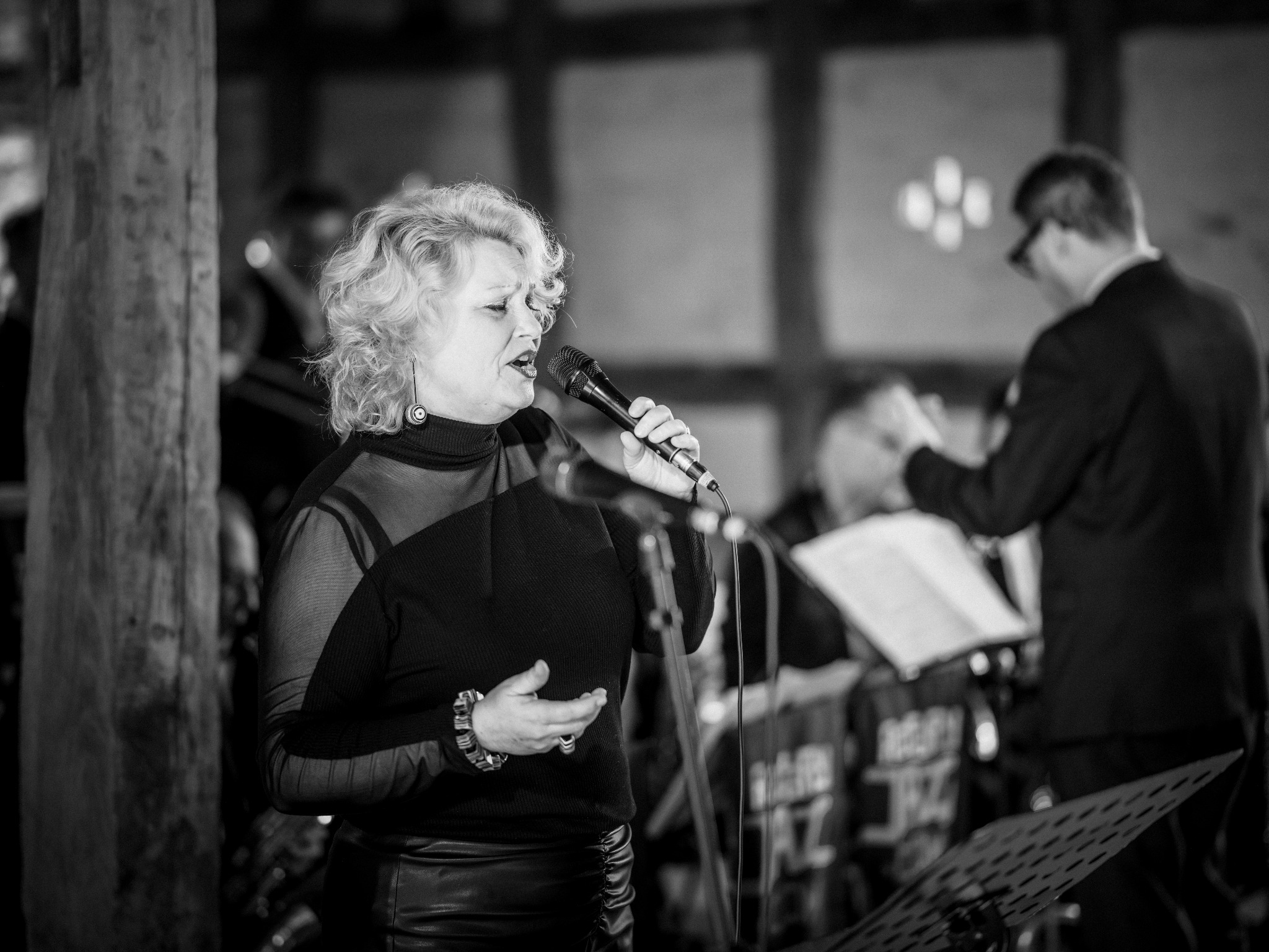 Gitarrist im Konzert
