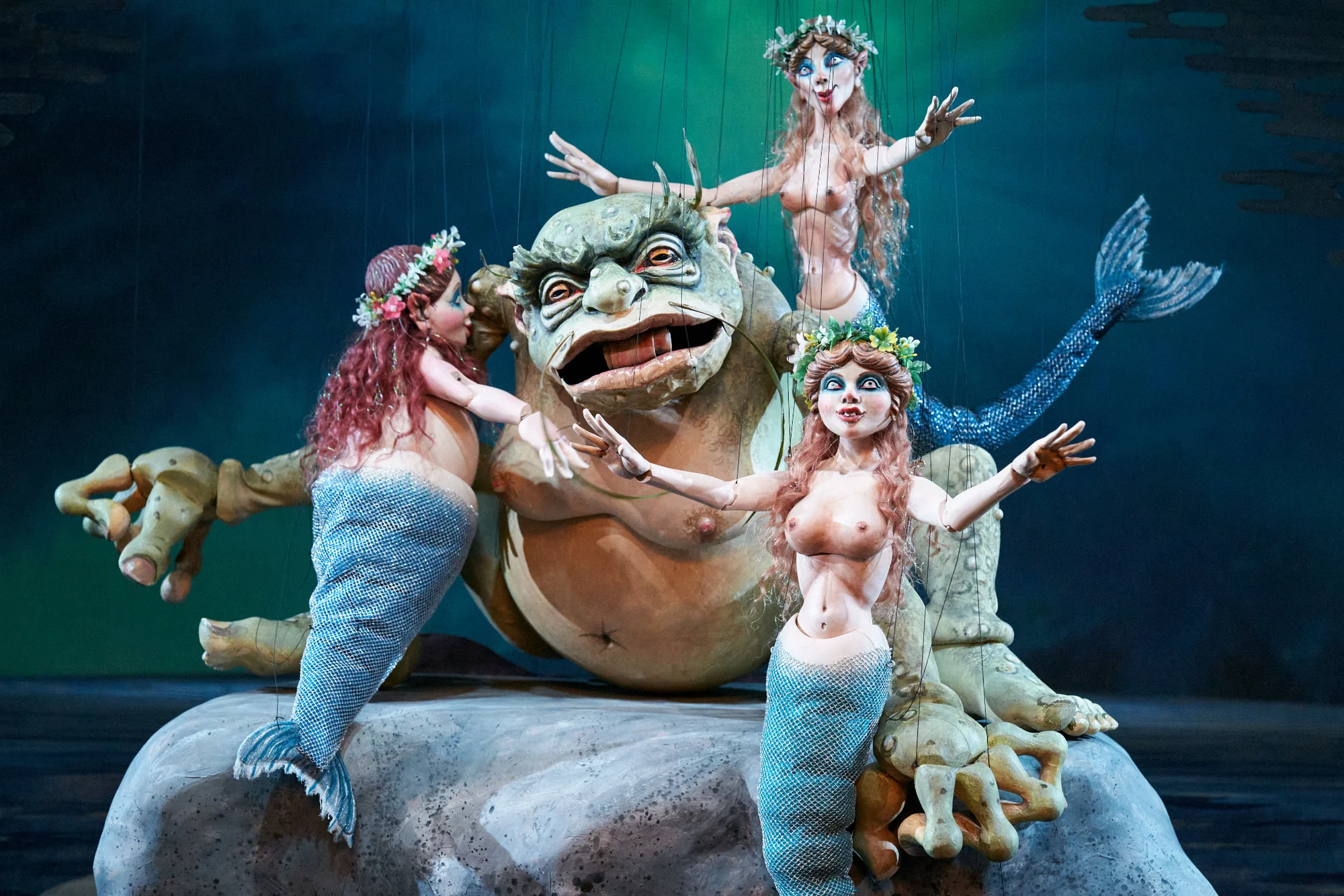 Detail einer Wasserszene in Rusalka