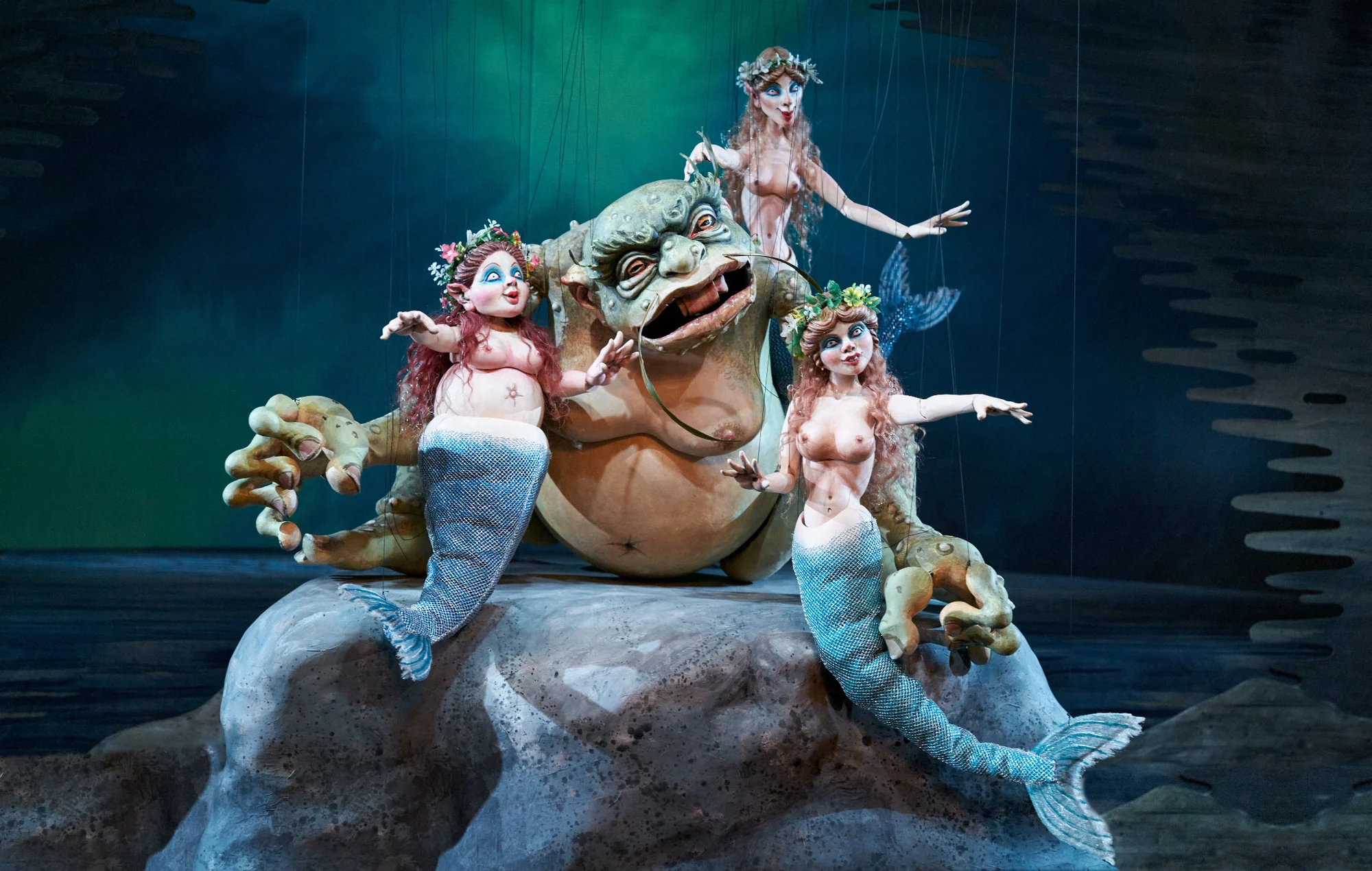 Marionettengruppe in Rusalka