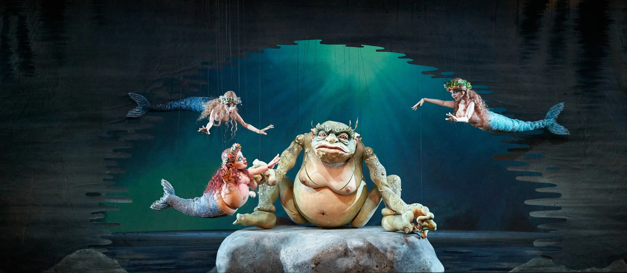 Wasserszene der Marionettenoper Rusalka